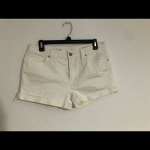 White short.